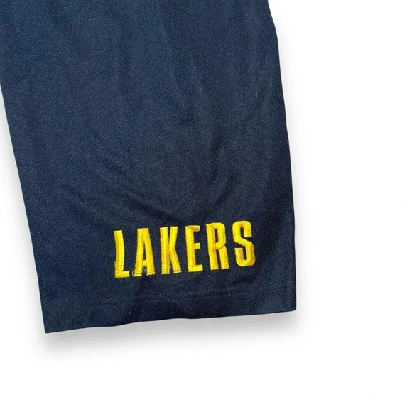 Rare! 90s VTG LA Lakers Nike Team On Court Sweatpants Relaxed Baggy Men Size L - Picture 8 of 10